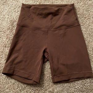 Lululemon 6 inch wonder under biker shorts